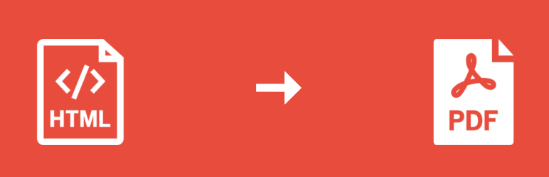 WordPress HTML PDF Generator Plugin Banner Image
