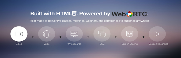WordPress BrainCert – HTML5 Virtual Classroom Plugin Banner Image