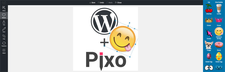 WordPress Image Editor by Pixo Plugin Banner Image