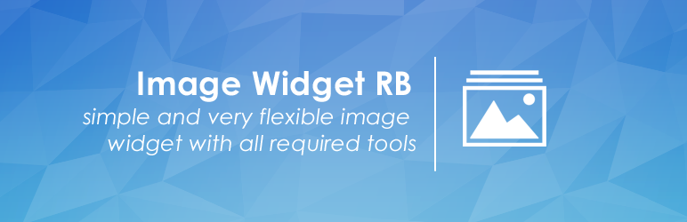 WordPress Image Widget – gallery & lightbox by RB Plugin Banner Image