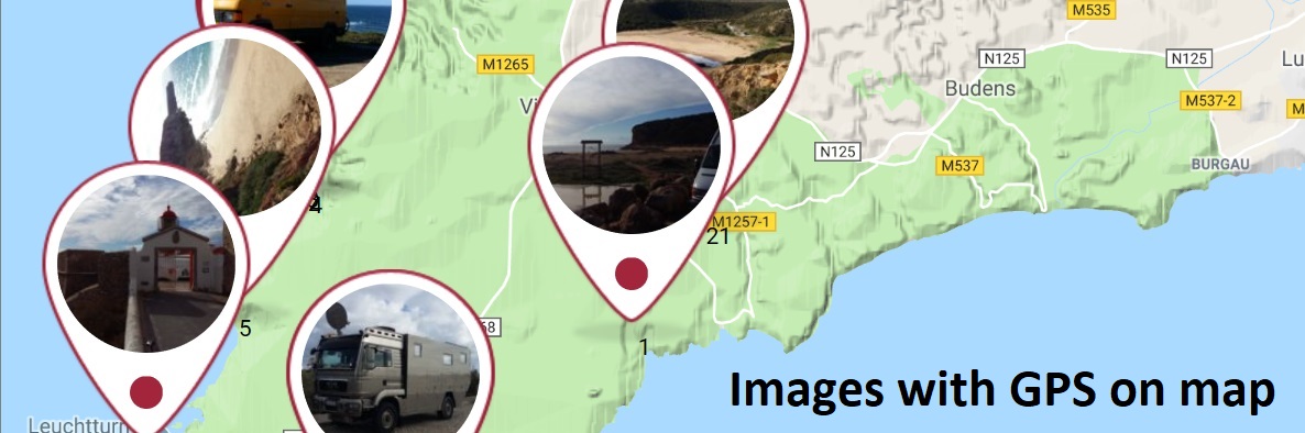 WordPress Images with GPS on GoogleMaps Plugin Banner Image