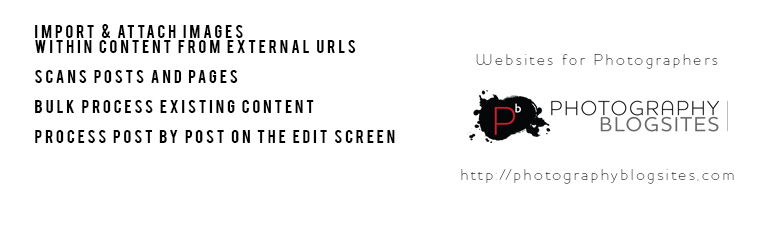 WordPress Import External Images Plugin Banner Image