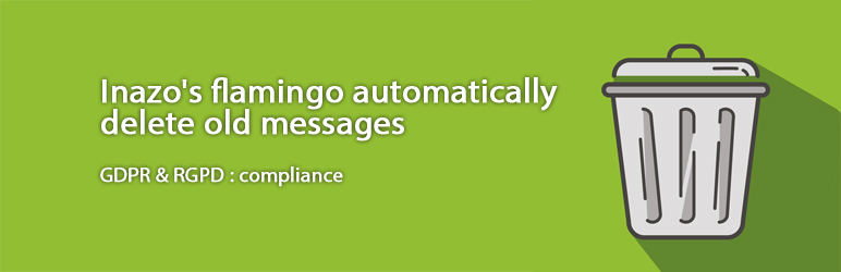 WordPress Inazo’s flamingo automatically delete old messages Plugin Banner Image