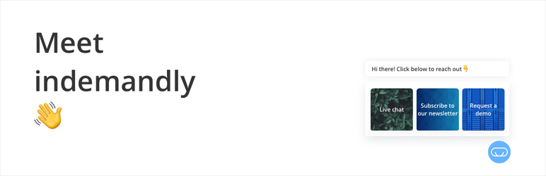 WordPress Indemandly Plugin Banner Image