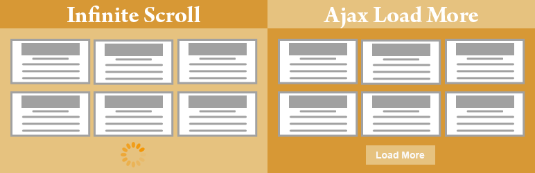 WordPress Infinite Scroll and Ajax Load More Plugin Banner Image