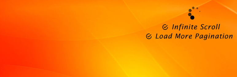 WordPress Infinite Scroll and Load More Ajax Pagination Plugin Banner Image