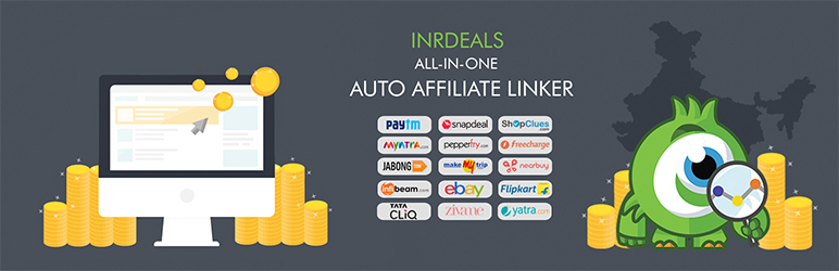 WordPress INRDeals – All in One Auto Affiliate Linker Plugin Banner Image