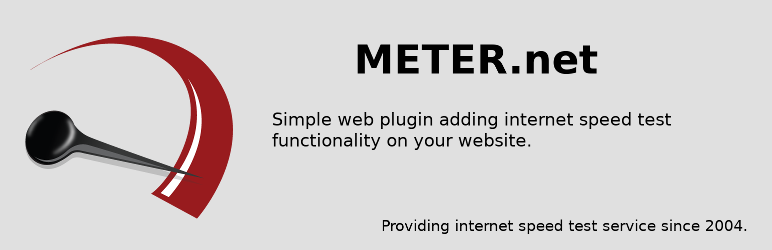 WordPress Internet Speed Test Plugin Banner Image