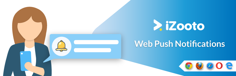 WordPress iZooto – Web Push Notifications Plugin Banner Image