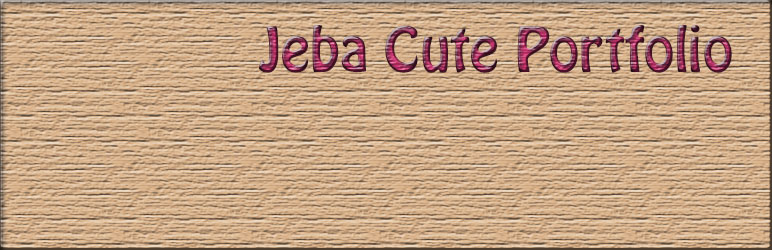 WordPress Jeba Cute portfolio Plugin Banner Image