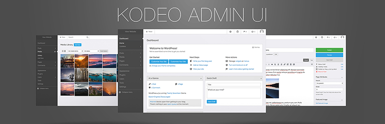 WordPress Kodeo Admin UI Plugin Banner Image