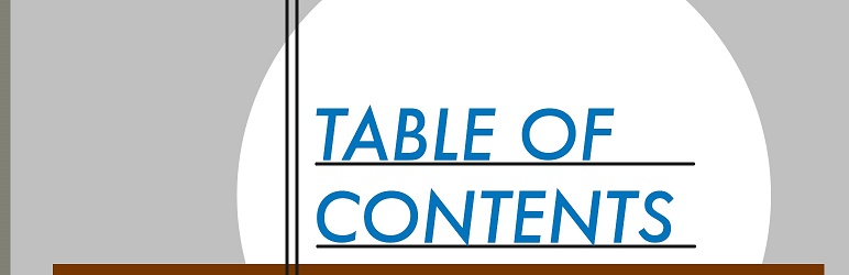 WordPress LH Table of Contents Plugin Banner Image