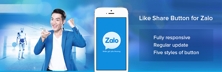 WordPress Like Share Zalo Button Plugin Banner Image