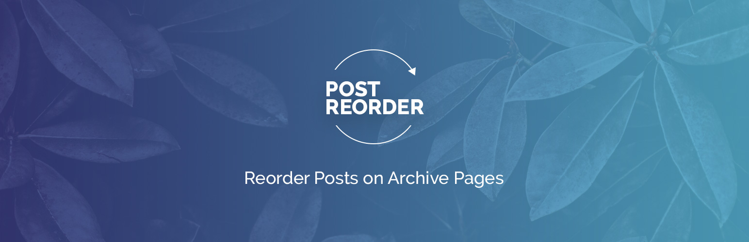 WordPress Loft PostReorder Plugin Banner Image