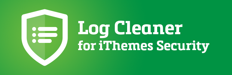 WordPress Log cleaner for iThemes Security Plugin Banner Image