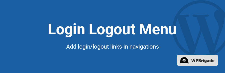 WordPress Login Logout Menu Plugin Banner Image