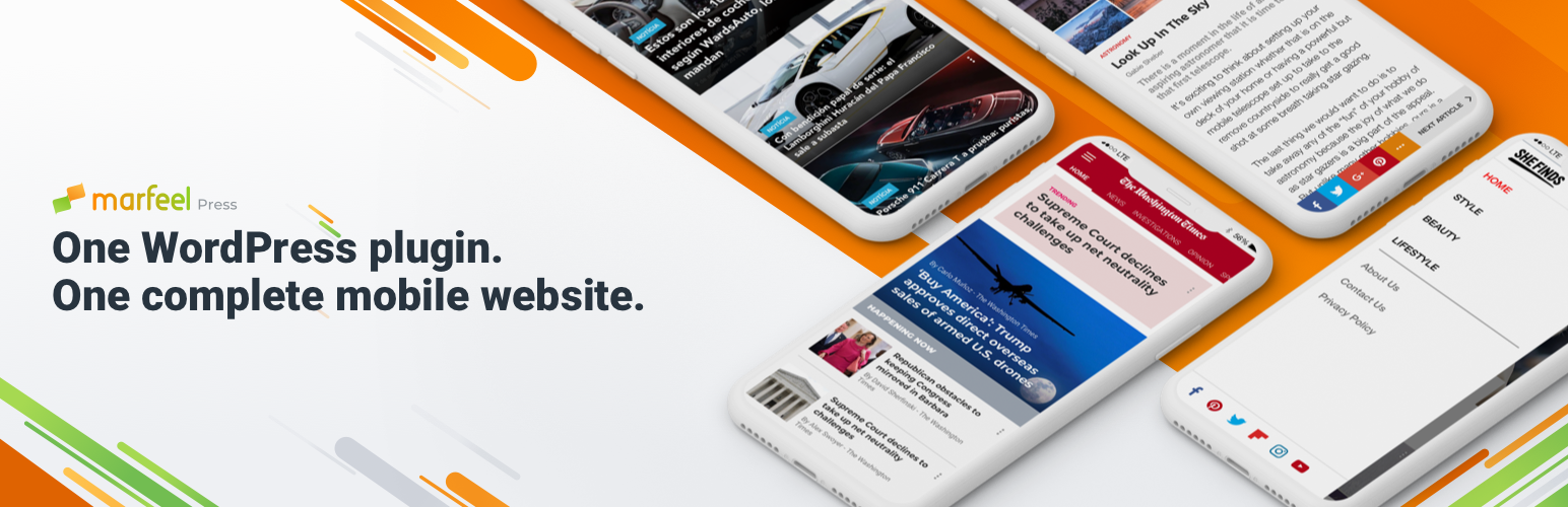 WordPress MarfeelPress Plugin Banner Image