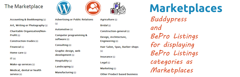 WordPress Marketplaces Plugin Banner Image