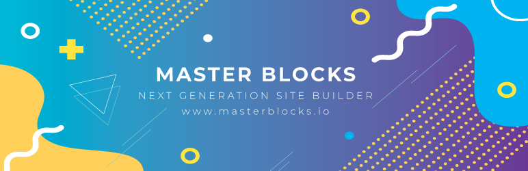 WordPress Master Blocks – Gutenberg Site Builder Plugin Banner Image