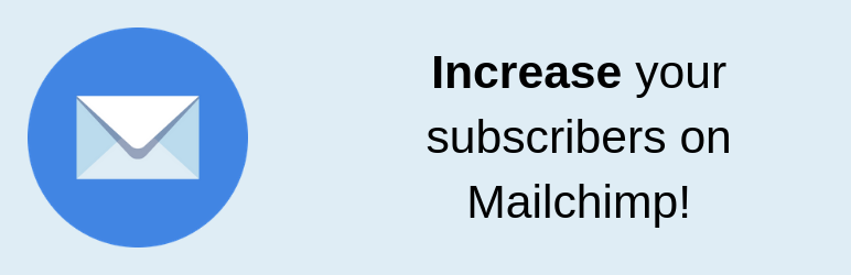 WordPress McPopup – Popup Form for Mailchimp Plugin Banner Image