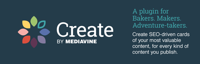 WordPress Create by Mediavine Plugin Banner Image