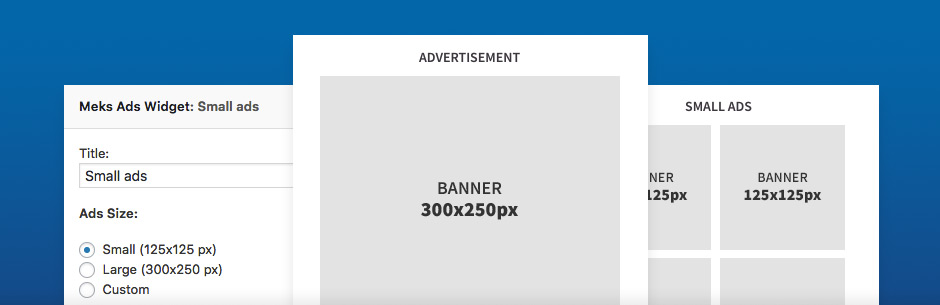 WordPress Meks Easy Ads Widget Plugin Banner Image