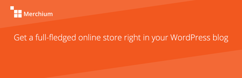 WordPress Merchium Shopping Cart Plugin Banner Image