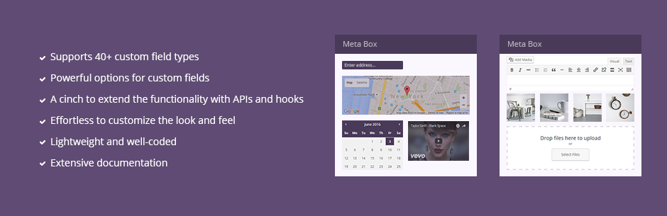 WordPress Meta Box – WordPress Custom Fields Framework Plugin Banner Image