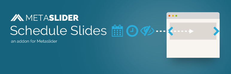 WordPress MetaSlider Schedule Slides Plugin Banner Image