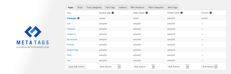 WordPress Meta Tags Plugin Banner Image