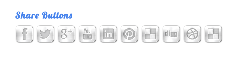 WordPress Metal Social Share Plugin Banner Image