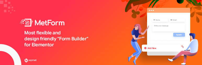WordPress Metform Elementor Addon – Most flexible and design-friendly Contact Form builder Plugin Banner Image