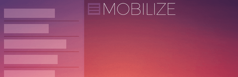 WordPress Mobilize Plugin Banner Image