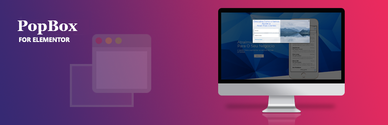 WordPress PopBox For Elementor Plugin Banner Image