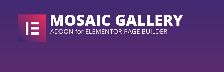 WordPress Mosaic Gallery Addon for Elementor Plugin Banner Image