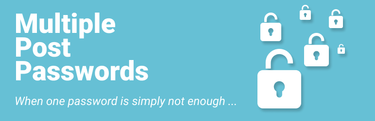 WordPress Multiple Post Passwords Plugin Banner Image
