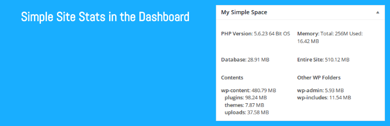 WordPress My Simple Space Plugin Banner Image