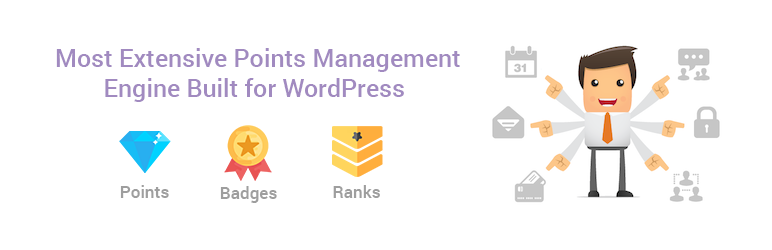 WordPress myCRED – Points, Rewards & Badges | Loyalty Plugin Plugin Banner Image