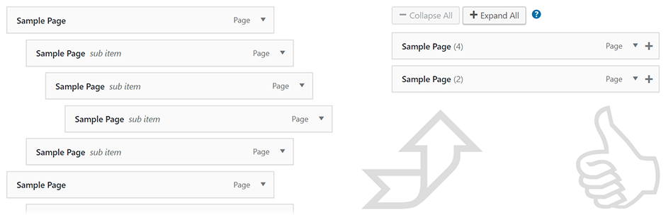 WordPress Nav Menu Collapse Plugin Banner Image