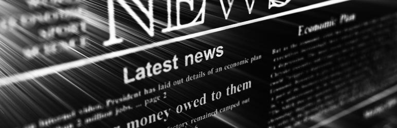 WordPress News Tick-O-Matic Plugin Banner Image
