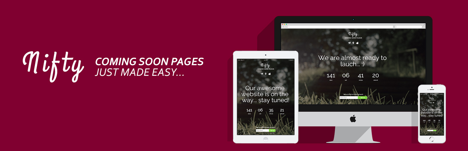 WordPress Coming Soon & Maintenance Mode Page Plugin Banner Image