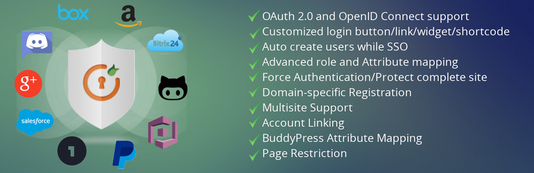 WordPress OAuth 2.0 client for SSO Plugin Banner Image