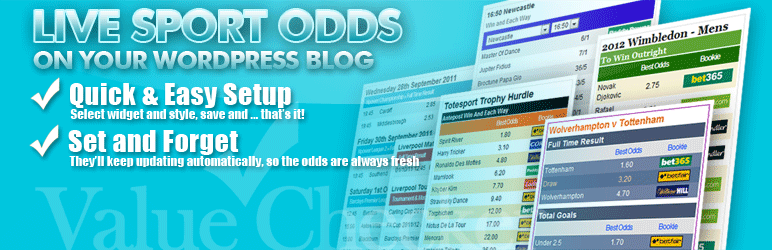 WordPress Odds Widgets Plugin Banner Image