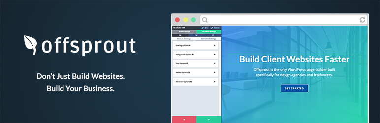 WordPress Offsprout Page Builder Plugin Banner Image