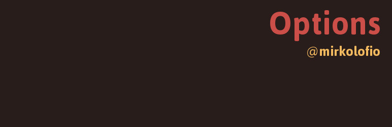 WordPress Options Plugin Banner Image