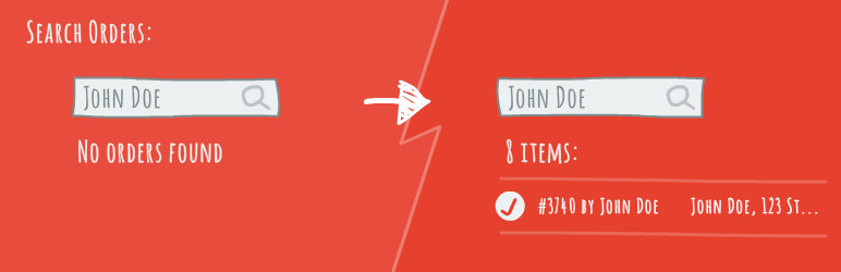 WordPress Order Search Repair for WooCommerce Plugin Banner Image