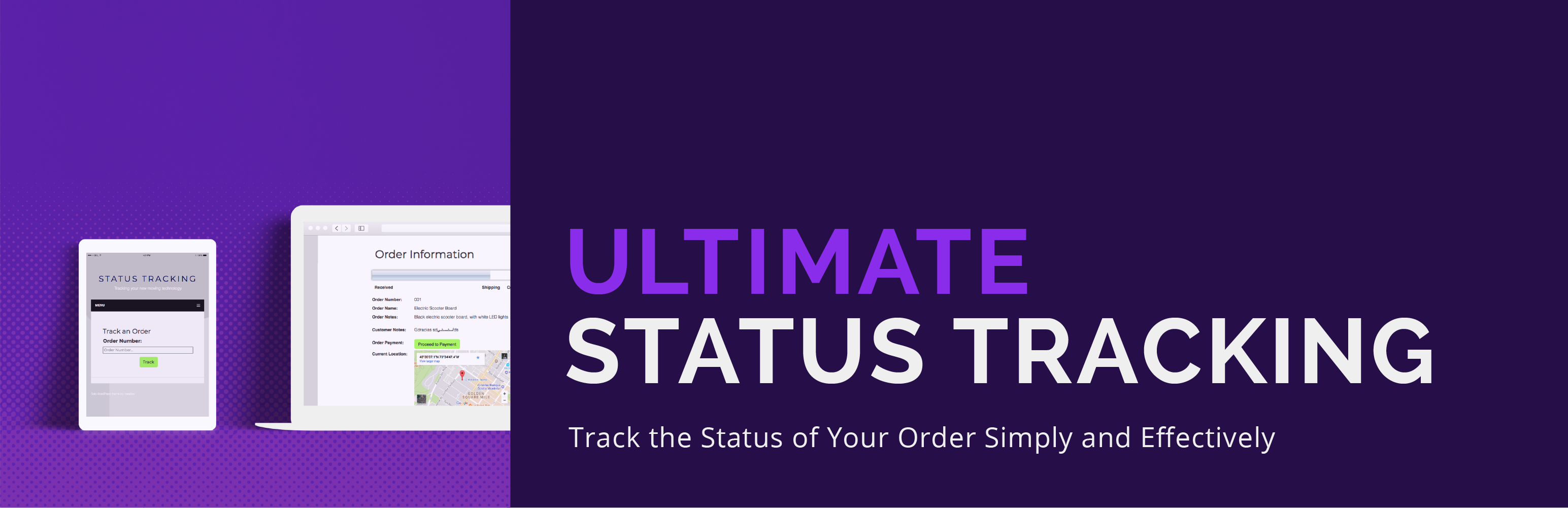 WordPress Status and Order Tracking Plugin Banner Image