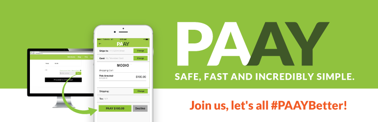 WordPress PAAY for WooCommerce Plugin Banner Image