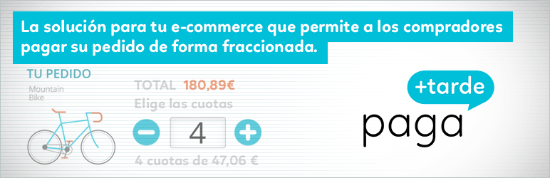 WordPress PagaMasTarde Payment Gateway for WooCommerce Plugin Banner Image