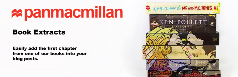 WordPress Pan Macmillan Book Extracts Plugin Banner Image